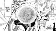 Minato creates the Rasengan as seen in the manga (Image via Shueisha)